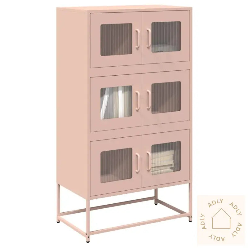 Highboard Rosa 68X39X123 Cm Stål