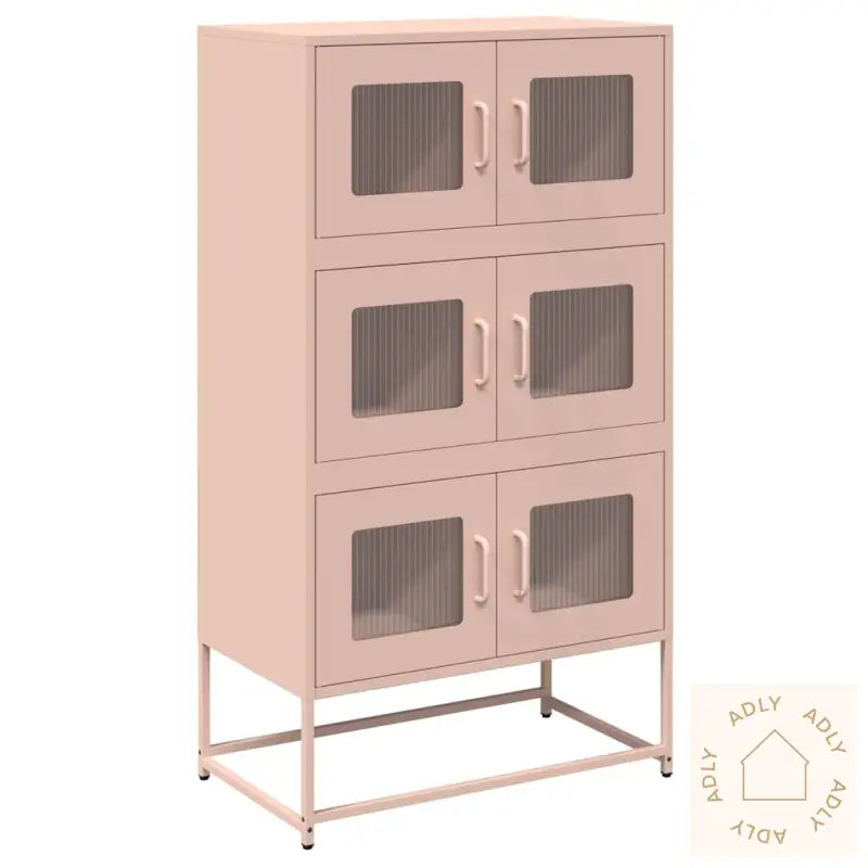 Highboard Rosa 68X39X123 Cm Stål