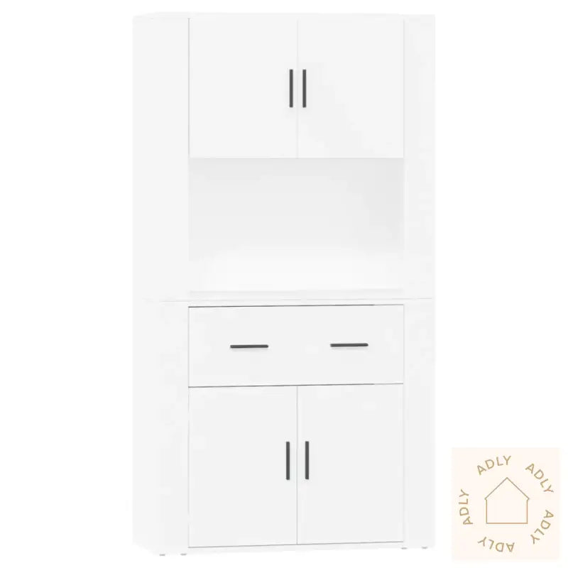 Highboard Hvit Konstruert Tre
