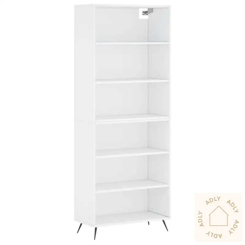 Highboard Hvit Konstruert Tre
