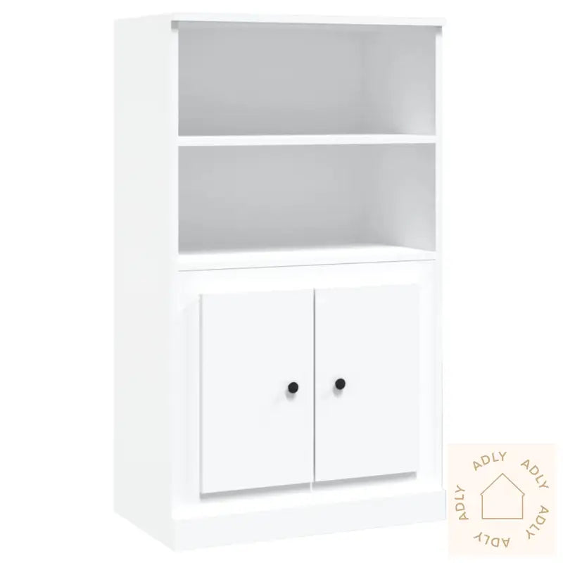 Highboard Hvit 60X35,5X103,5 Cm Konstruert Tre