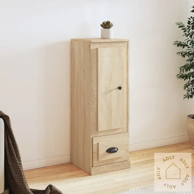 Highboard Sonoma Eik 36X35,5X103,5 Cm Konstruert Tre