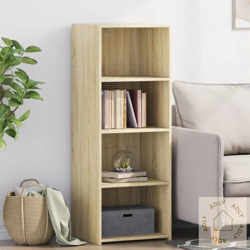 Hylle Sonoma Eik 45X41X124 Cm Konstruert Tre