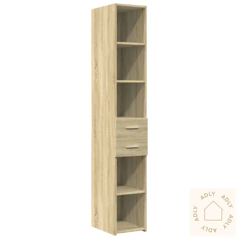 Hylle Sonoma Eik 30X42,5X185 Cm Konstruert Tre