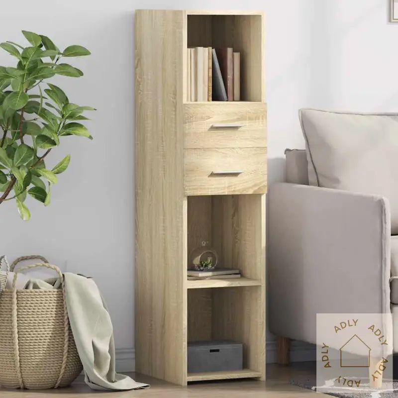 Hylle Sonoma Eik 30X42,5X124 Cm Konstruert Tre