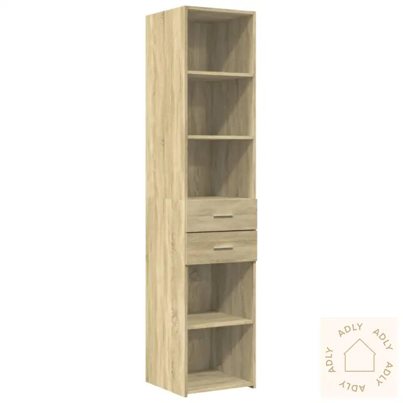 Hylle Sonoma Eik 40X42,5X185 Cm Konstruert Tre