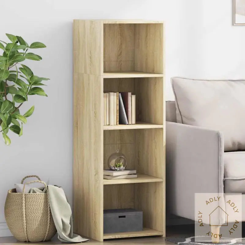 Hylle Sonoma Eik 40X41X124 Cm Konstruert Tre