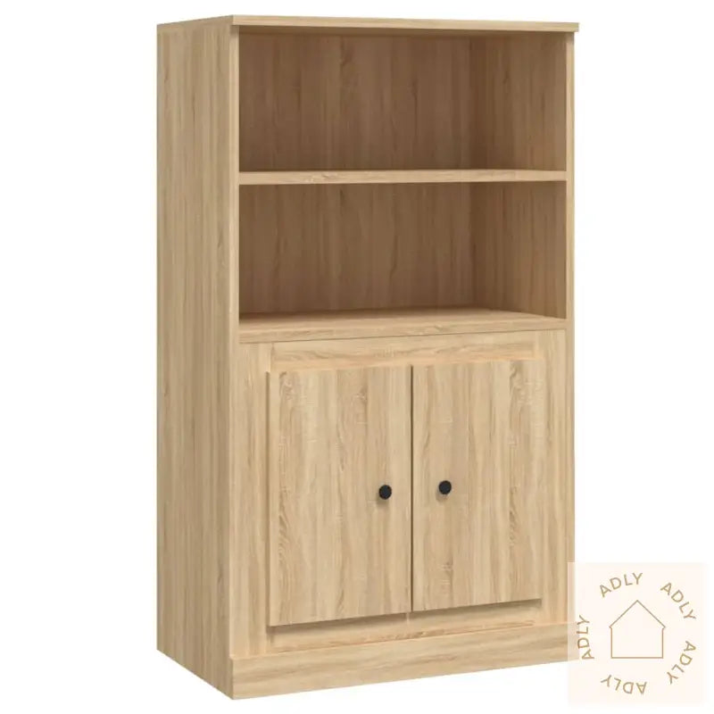 Highboard Sonoma Eik 60X35,5X103,5 Cm Konstruert Tre