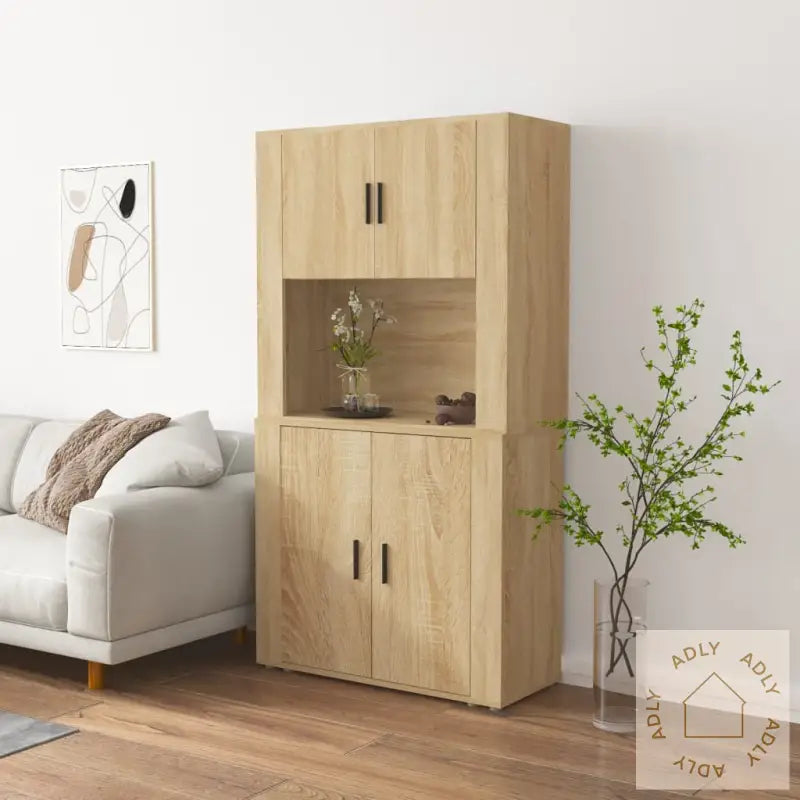 Highboard Sonoma Eik Konstruert Tre