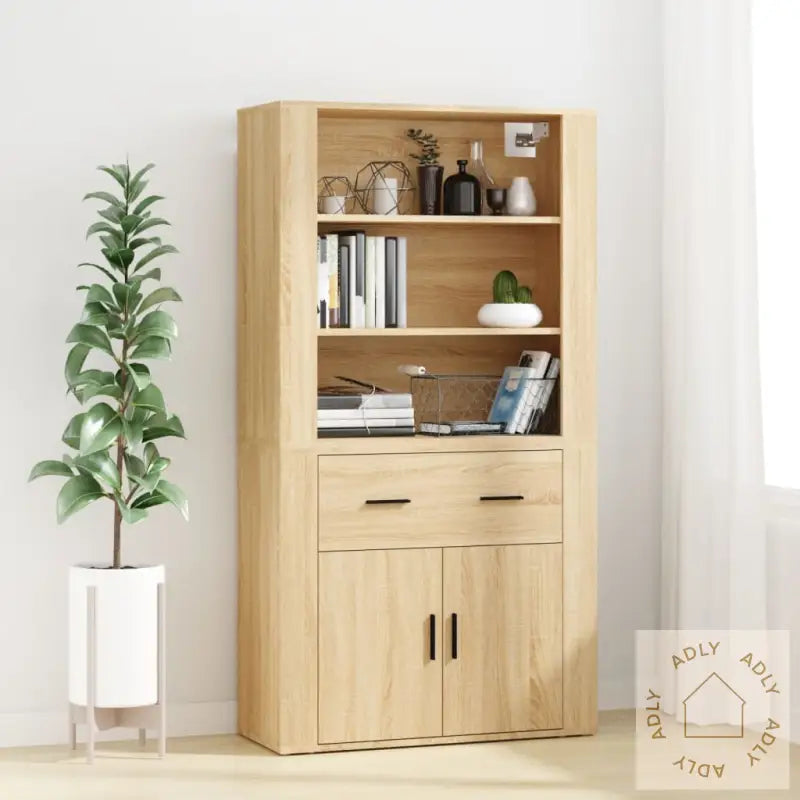 Highboard Sonoma Eik Konstruert Tre