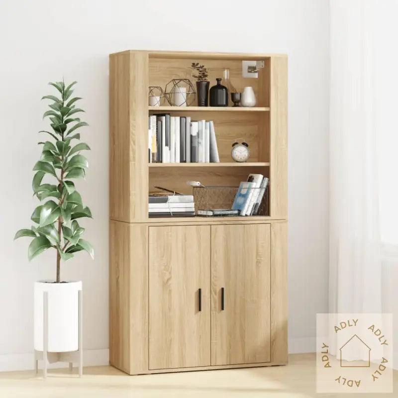 Highboard Sonoma Eik Konstruert Tre