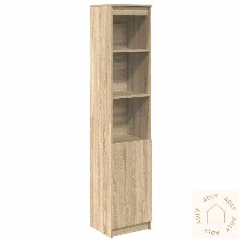 Høybord Sonoma Eik 37,5X35X180 Cm Konstruert Tre