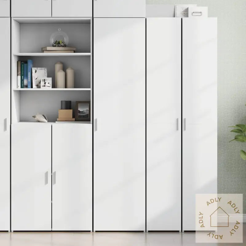 Hylle Hvit 45X42,5X185 Cm Konstruert Tre