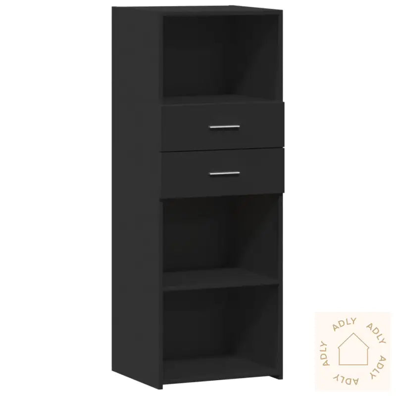 Hylle Svart 45X42,5X124 Cm Konstruert Tre