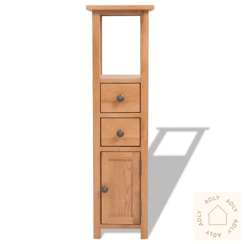 Hjørneskap 26X26X94 Cm Heltre Eik