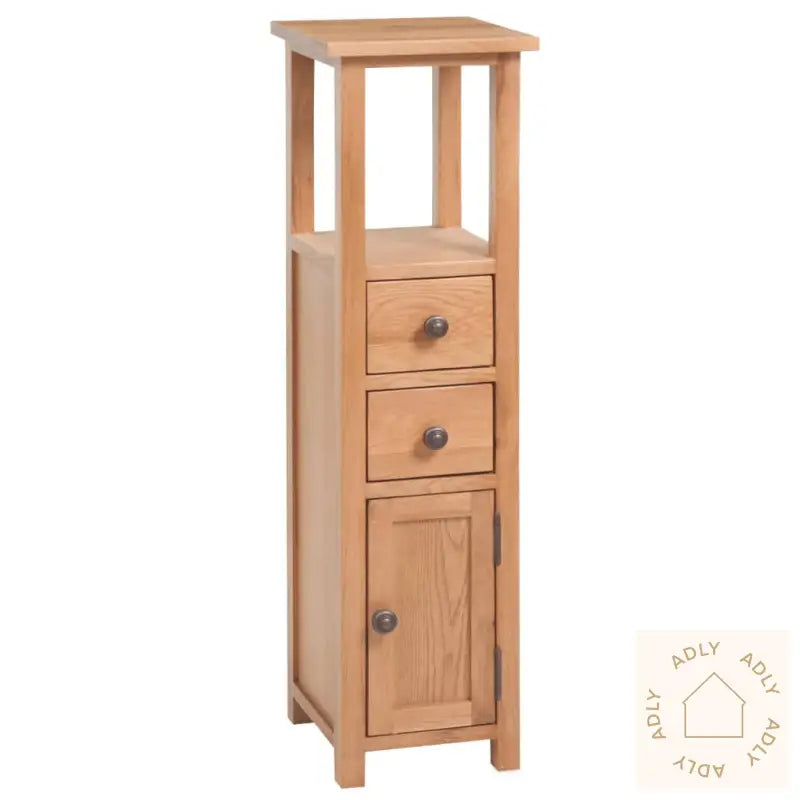 Hjørneskap 26X26X94 Cm Heltre Eik