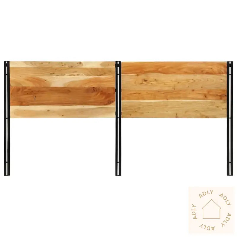 Sengegavl 200 Cm Heltre Akasie Og Jern