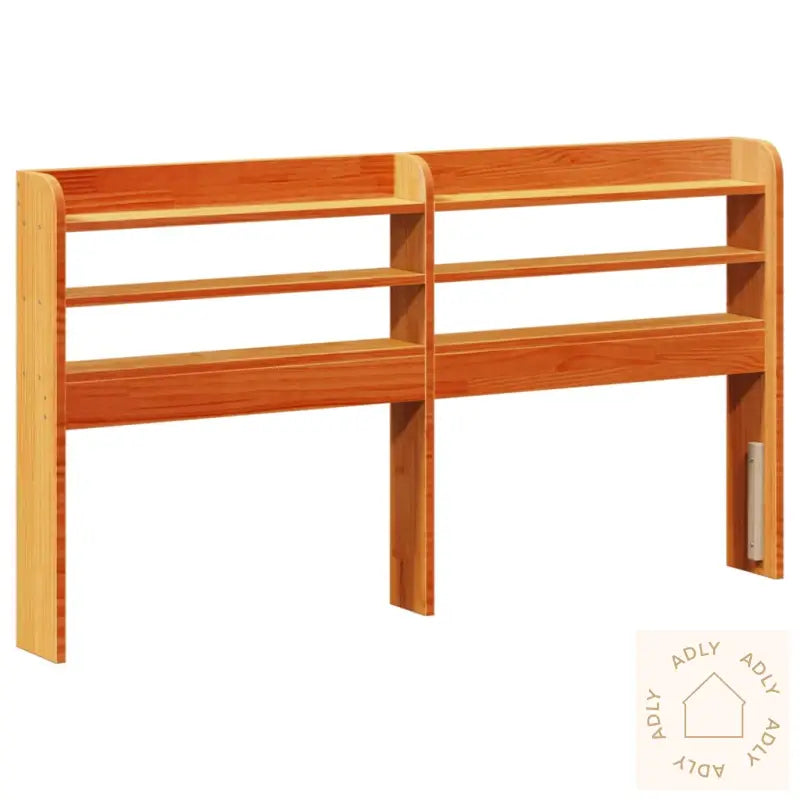 Hodegavl Med Hyller Voksbrun 150 Cm Heltre Furu