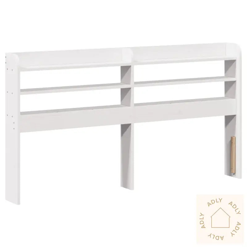 Hodegavl Med Hyller Hvit 135 Cm Heltre Furu