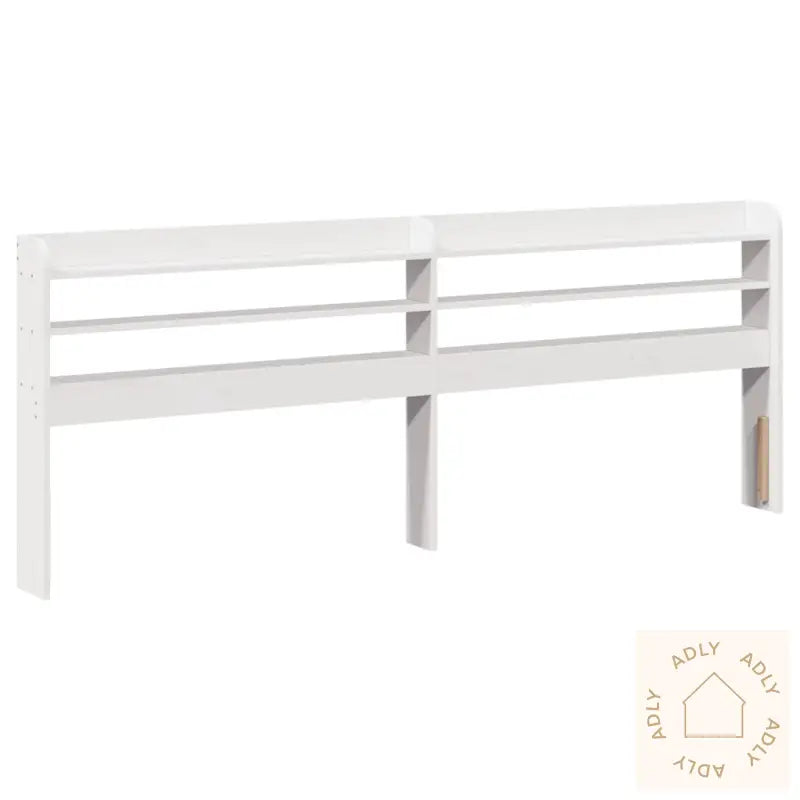 Hodegavl Med Hyller Hvit 180 Cm Heltre Furu