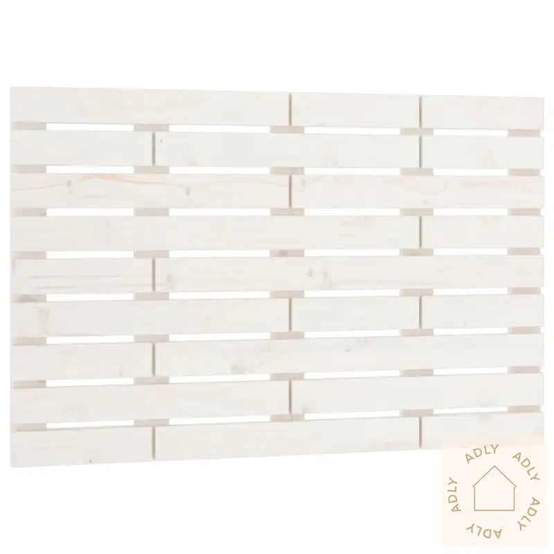 Veggmontert Sengegavl Hvit 81X3X63 Cm Heltre Furu