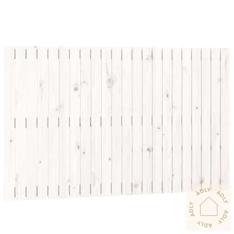 Veggmontert Sengegavl Hvit 140X3X90 Cm Heltre Furu