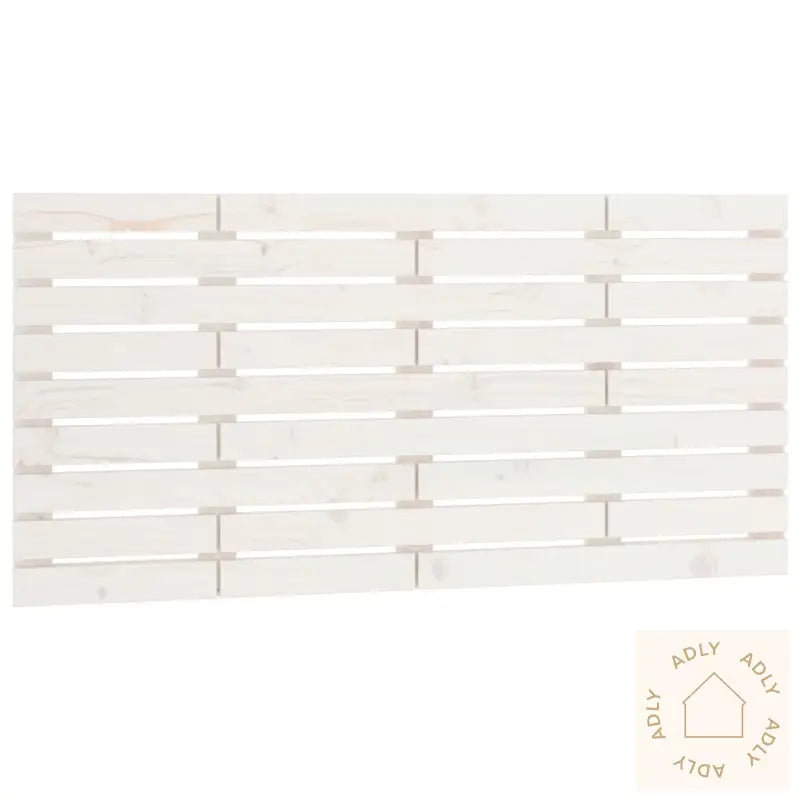 Veggmontert Sengegavl Hvit 156X3X63 Cm Heltre Furu
