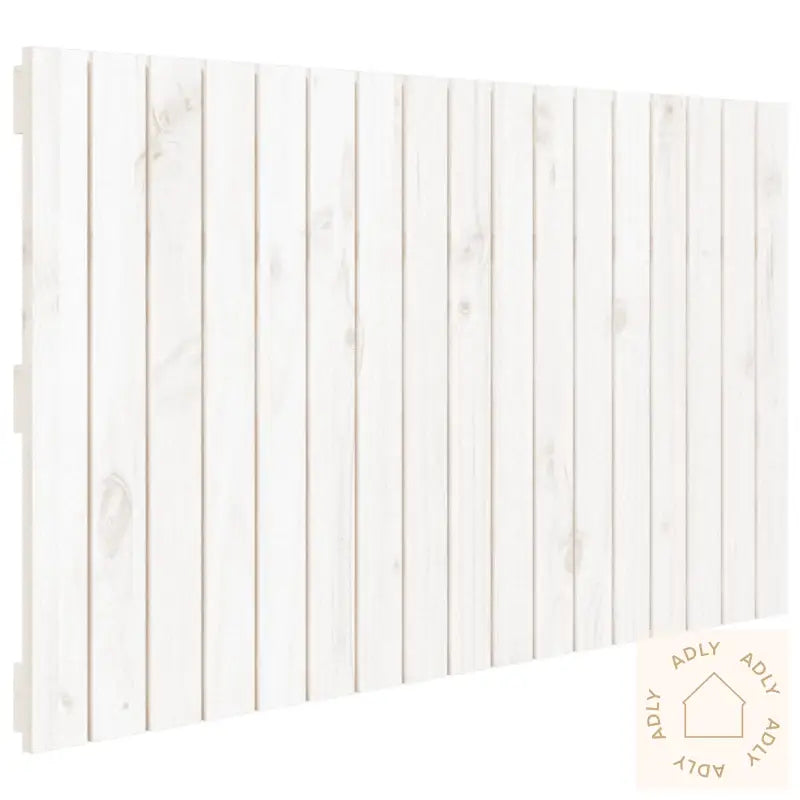 Veggmontert Sengegavl Hvit 108X3X60 Cm Heltre Furu