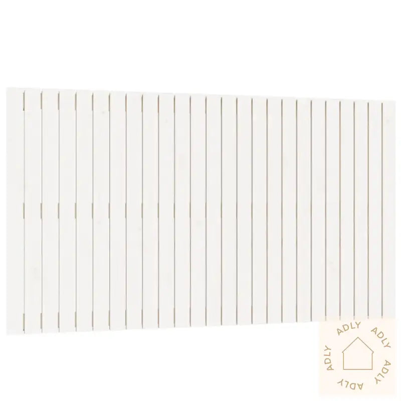 Veggmontert Sengegavl Hvit 159,5X3X90 Cm Heltre Furu