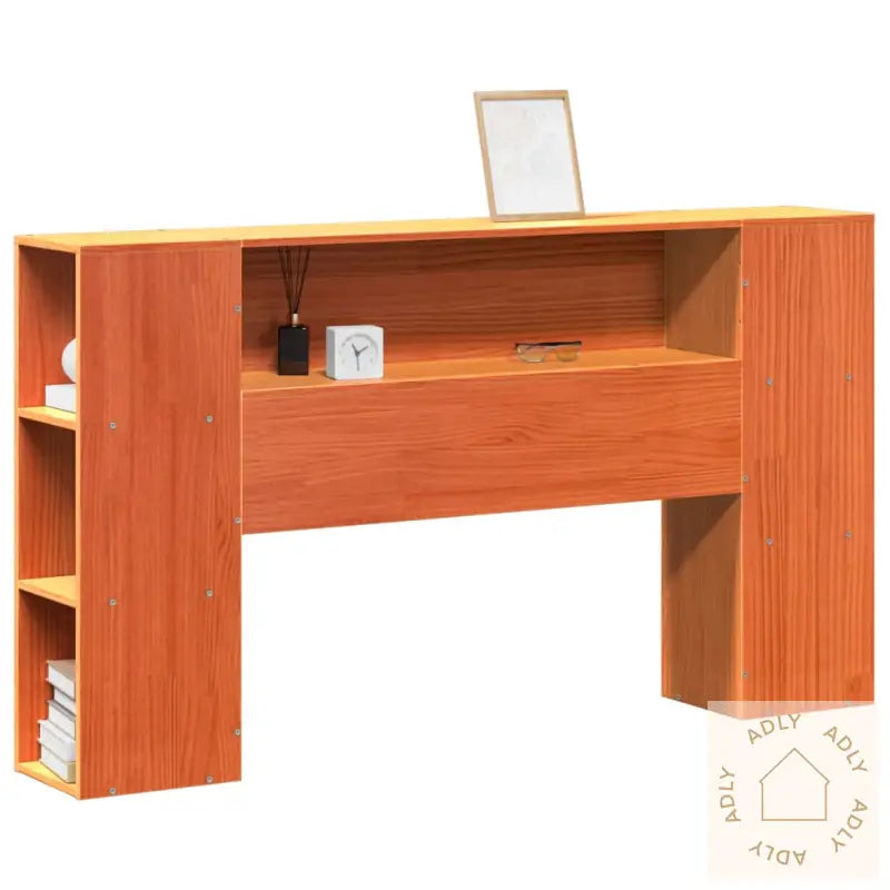 Hodegavl Med Oppbevaring Voksbrun 120 Cm Heltre Furu