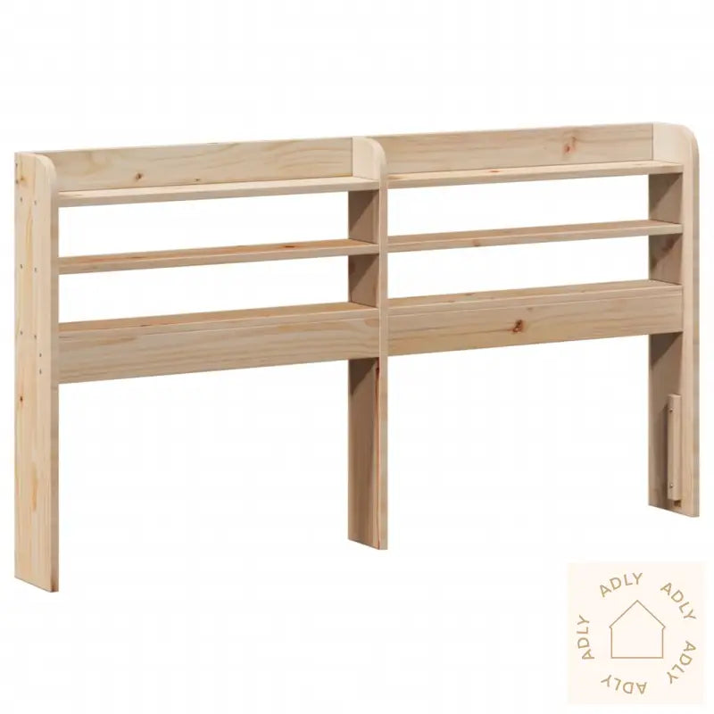Hodegavl Med Hyller Voksbrun 135 Cm Heltre Furu