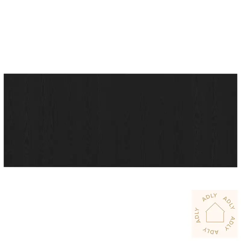 Seng Hodegavl Svart Eik 200X1,5X80 Cm Ingeniørtre