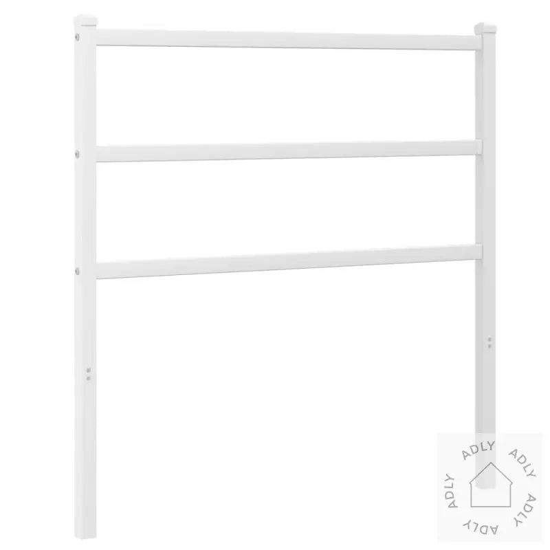 Sengegavl I Metall Hvit 90 Cm