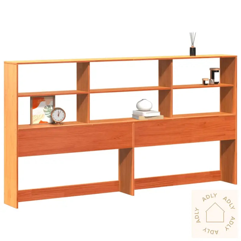 Hodegavl Med Oppbevaring Voksbrun 180 Cm Heltre Furu