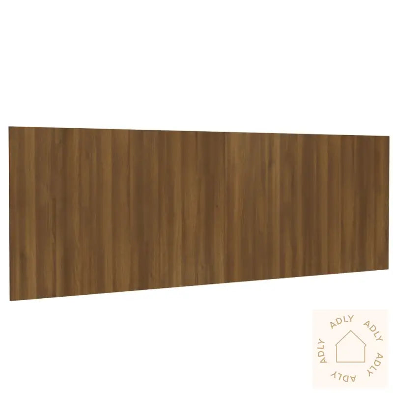 Veggmontert Sengegavl Brun Eik 240X1,5X80 Cm Konstruert Tre