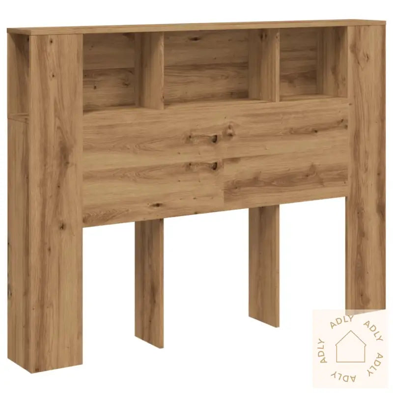 Hodegavl Med Hylle Artisan Eik 140X18,5X102,5 Cm Konstruert Tre