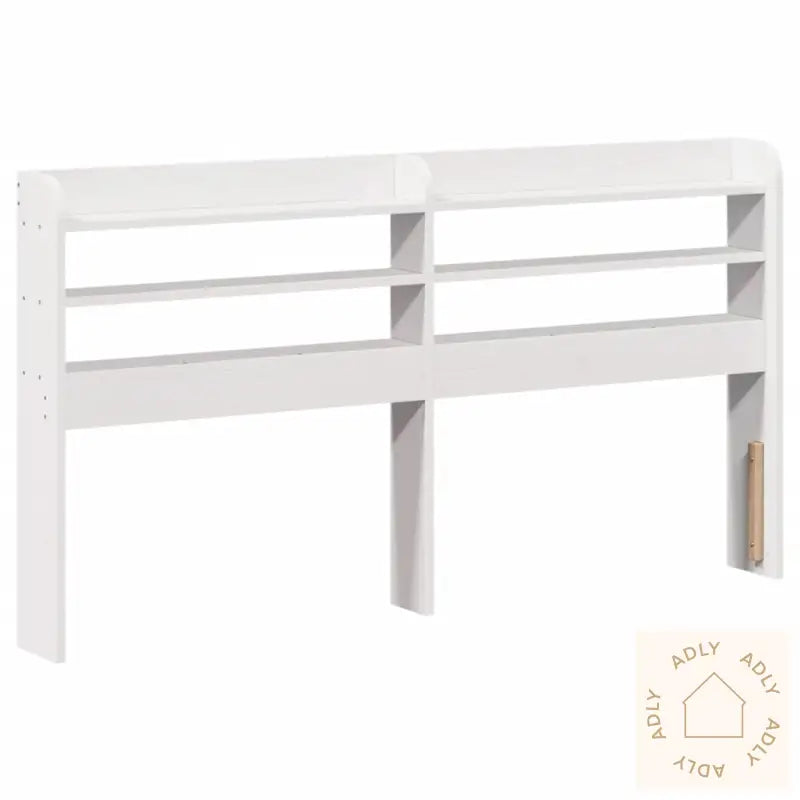 Hodegavl Med Hyller Hvit 160 Cm Heltre Furu