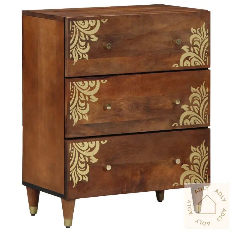 Sideboard 60X33X75 Cm Solid Wood Mango