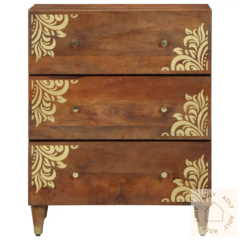 Sideboard 60X33X75 Cm Solid Wood Mango