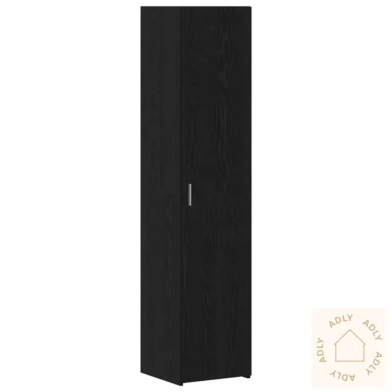 Høybord Svart Eik 40X42.5X185 Cm Konstruert Tre
