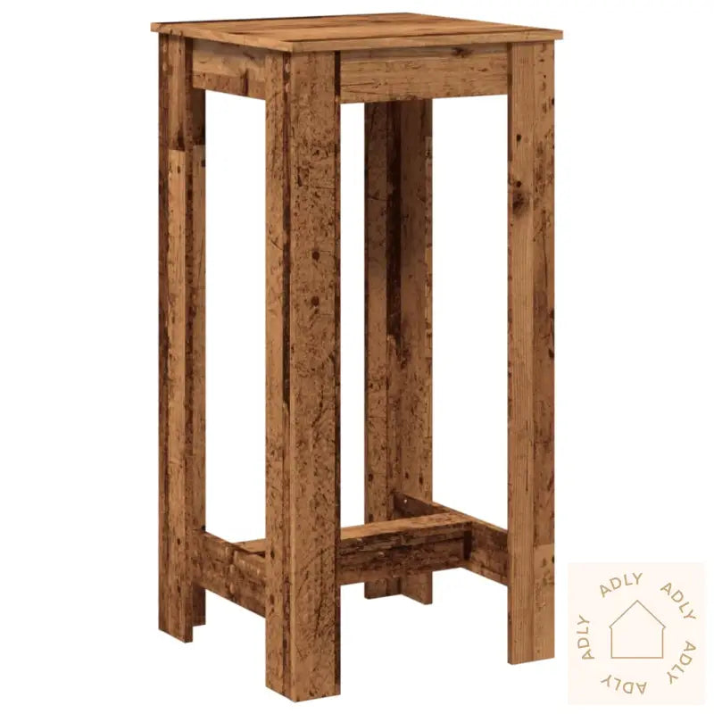 Barbord Gammelt Tre 51X50X103,5 Cm Konstruert Tre