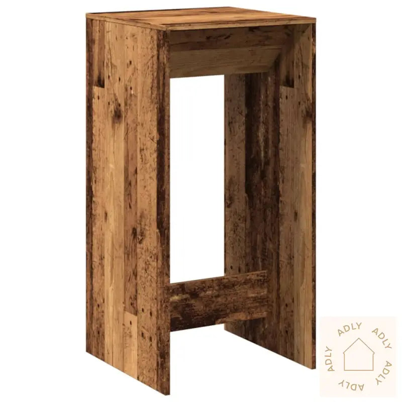 Barbord Gammelt Tre 51X50X103,5 Cm Konstruert Tre