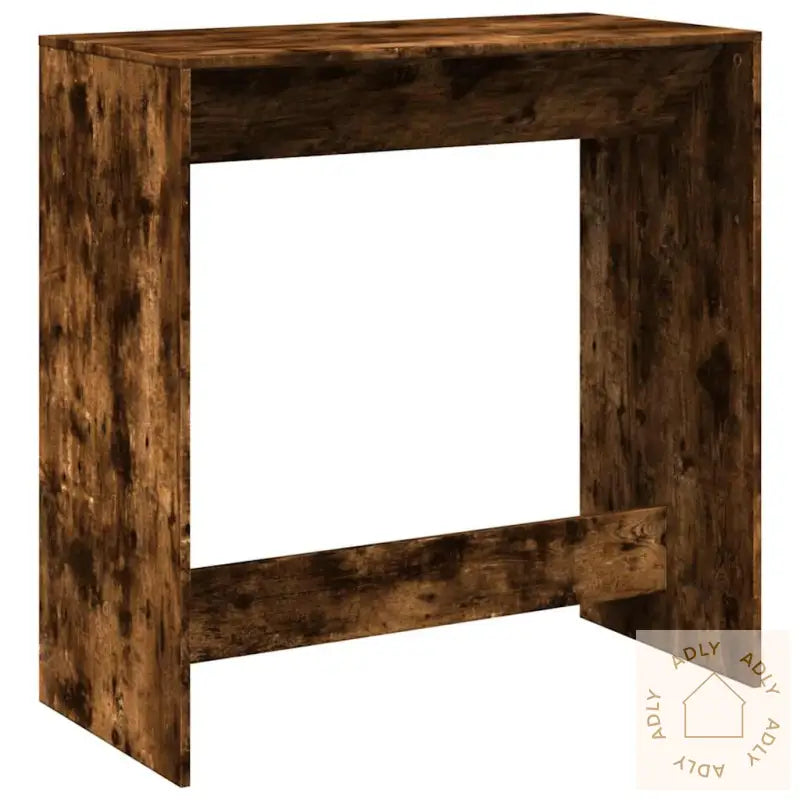 Barbord Røkt Eik 102X50X103,5 Cm Konstruert Tre