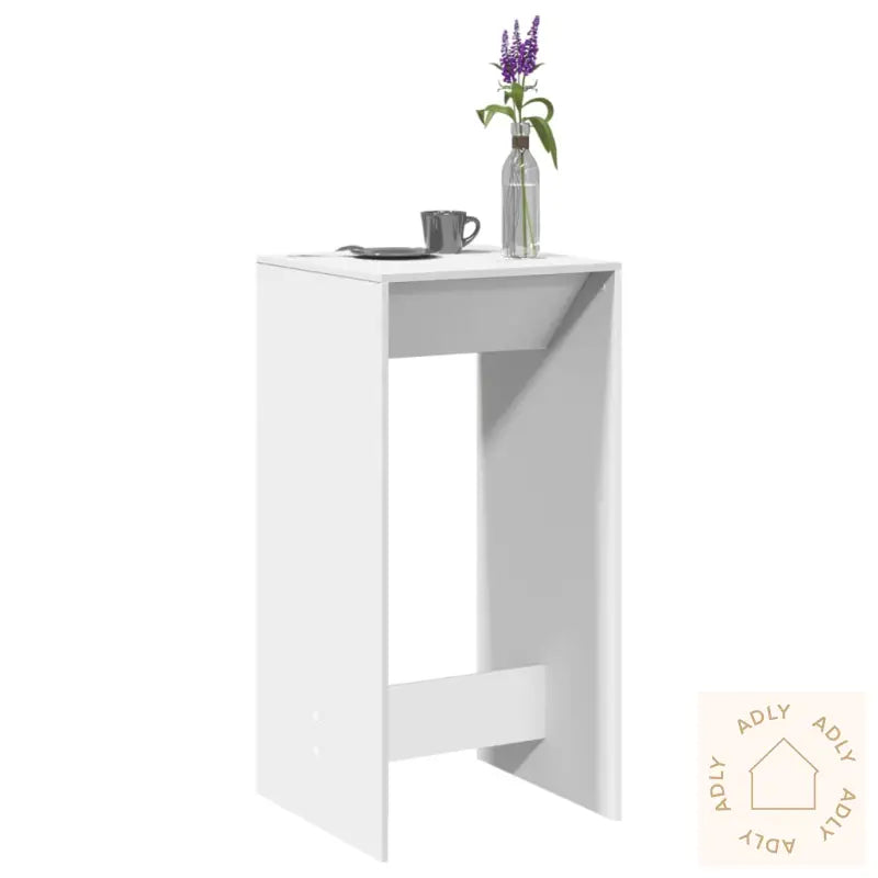 Barbord Hvit 51X50X103,5 Cm Konstruert Tre