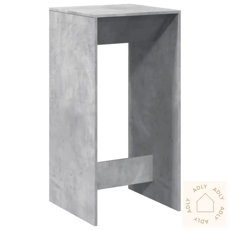 Barbord Betonggrå 51X50X103,5 Cm Konstruert Tre