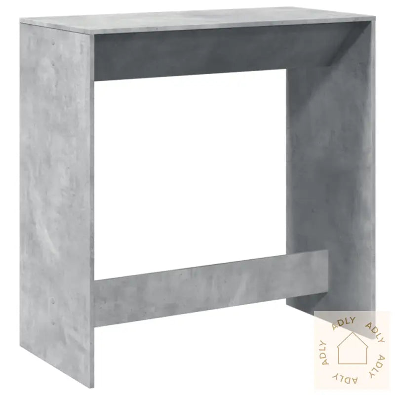 Barbord Betonggrå 102X50X103,5 Cm Konstruert Tre