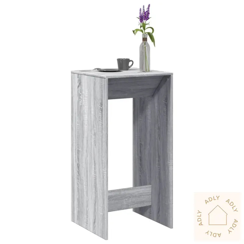 Barbord Grå Sonoma Eik 51X50X103,5 Cm Konstruert Tre