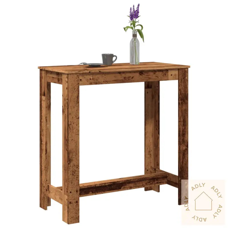 Barbord Gammelt Tre 102X50X103,5 Cm Konstruert Tre