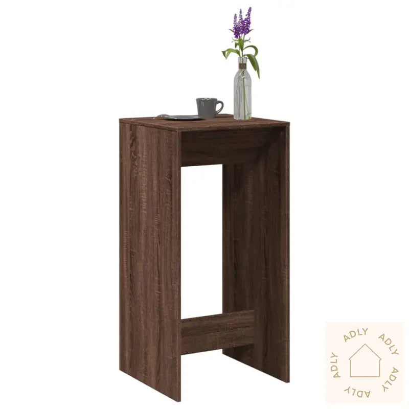 Barbord Brun Eik 51X50X103,5 Cm Konstruert Tre