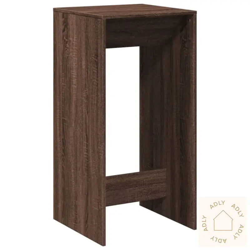 Barbord Brun Eik 51X50X103,5 Cm Konstruert Tre